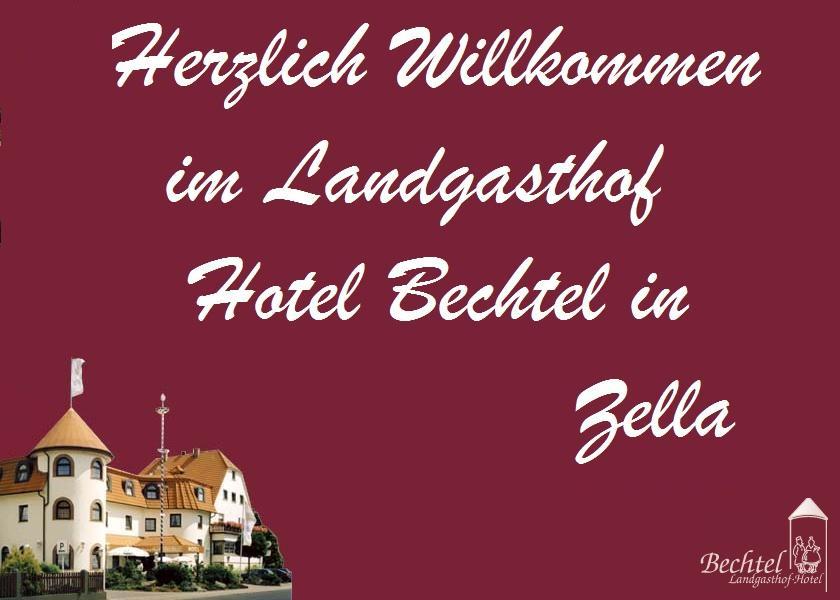 Landgasthof Hotel Bechtel Zella Exteriör bild